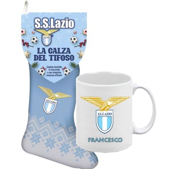 Calza della befana Lazio 180 gr con tazza Personalizzabile