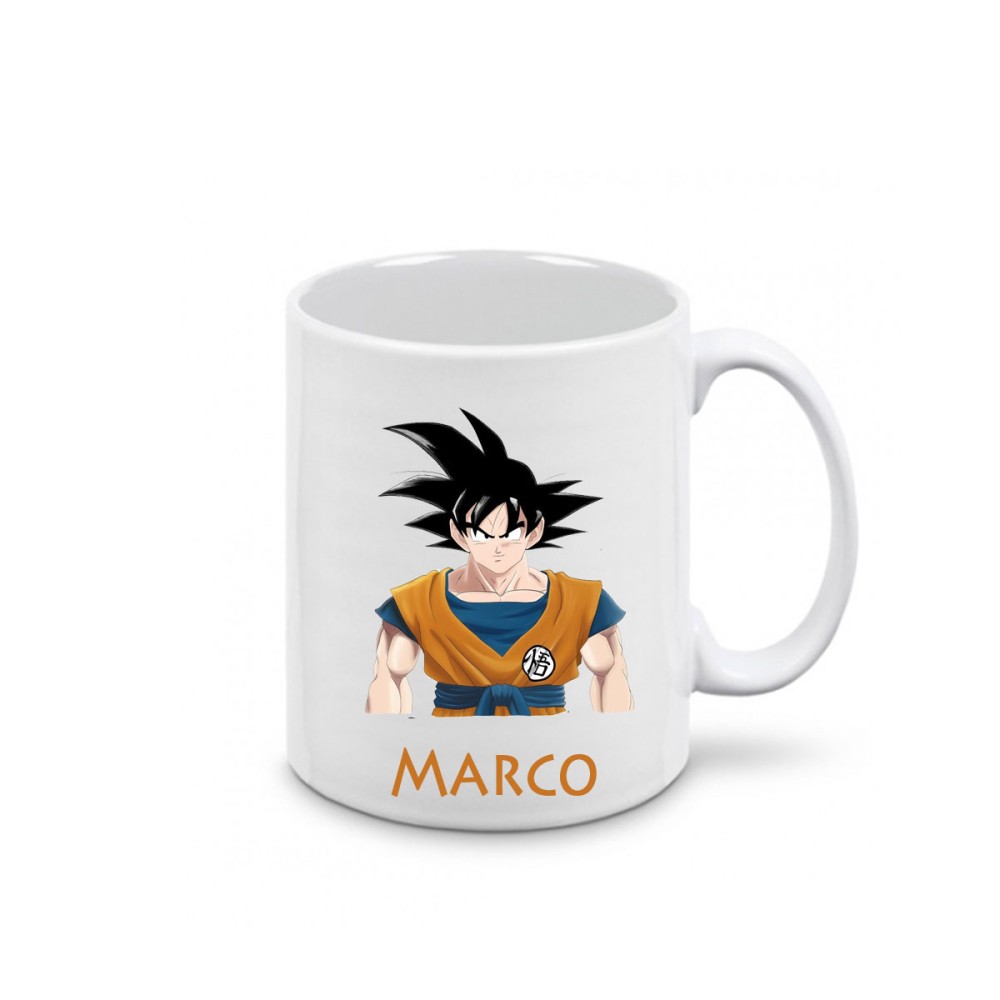Calza della befana Dragon Ball 190 gr con tazza Personalizzabile