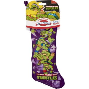 Calza della befana Tartarughe Ninja 170 gr con tazza Personalizzabile