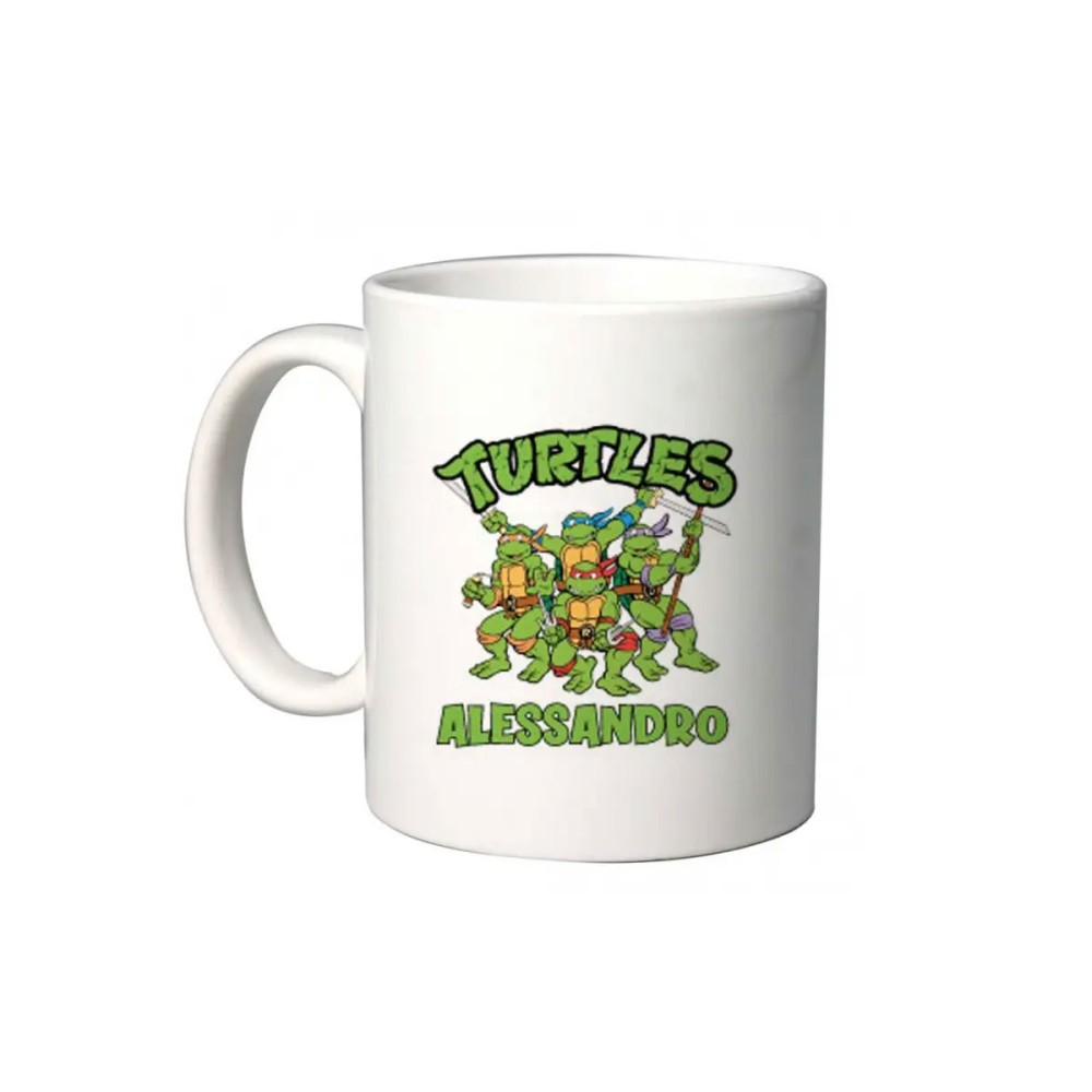 Calza della befana Tartarughe Ninja 170 gr con tazza Personalizzabile