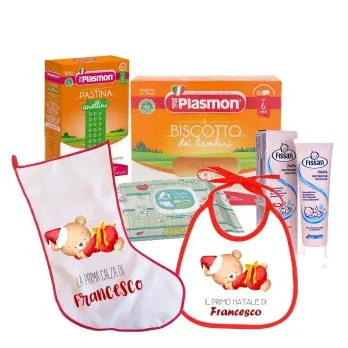 La Mia Prima Calza della Befana Plasmon Teddy Personalizzabile