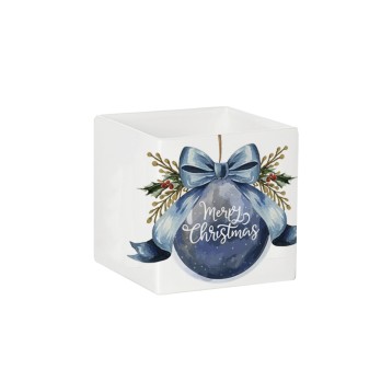 Vasetto Pallina di Natale blu