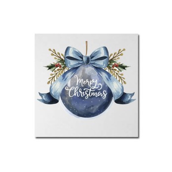 Mattonella decorativa sottopentola Pallina blu