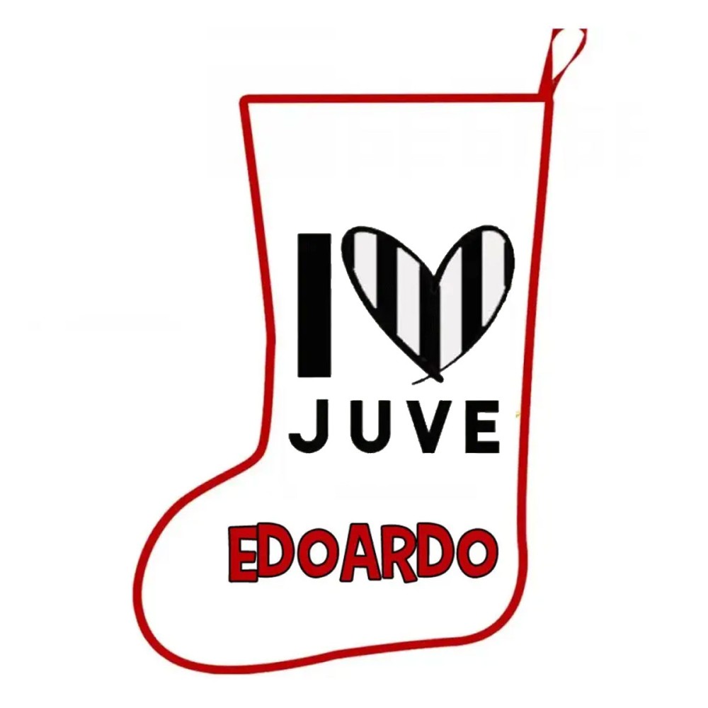 Calza della befana Juventus Personalizzabile