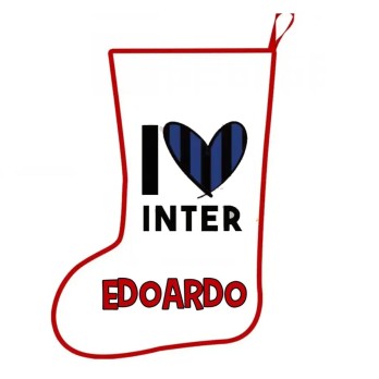 Calza della befana Inter con tazza Personalizzabile