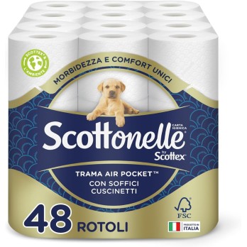 Scottonelle Carta Igienica Morbida e Resistente 48 Rotoli (12x4)