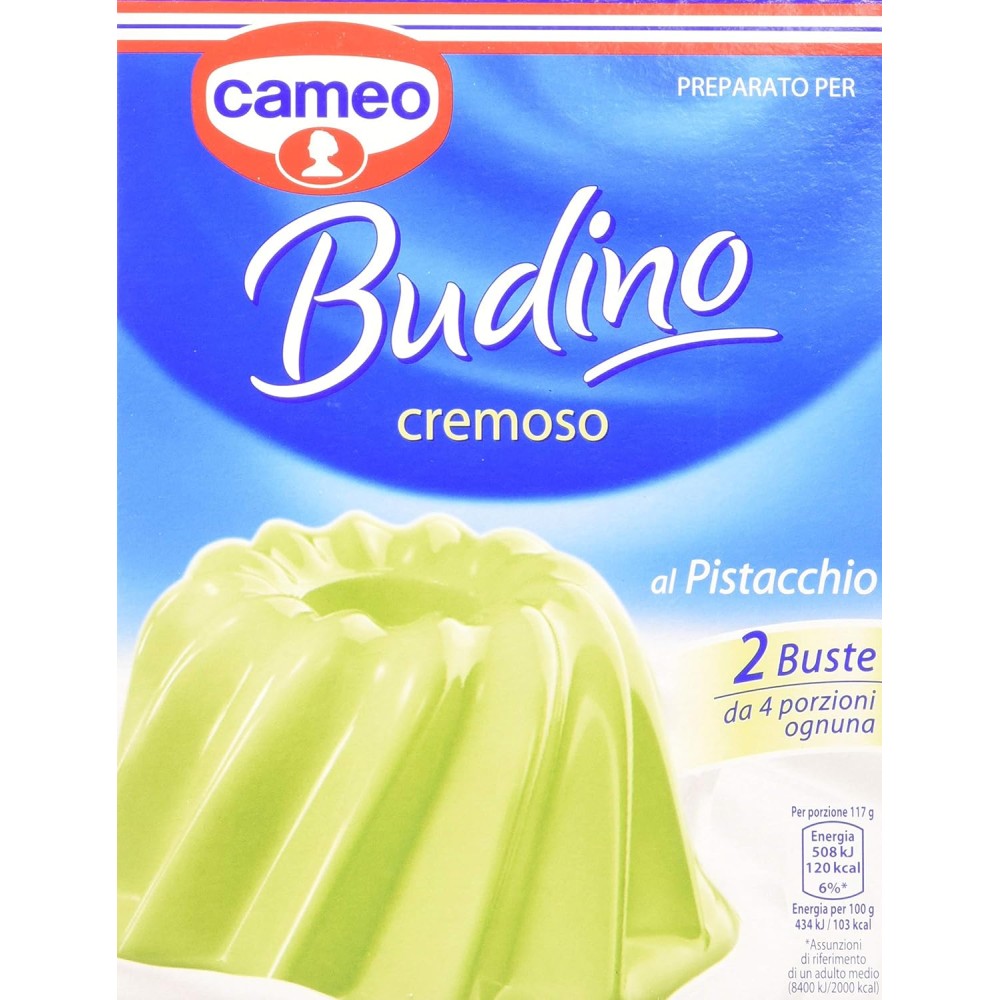 Cameo Budino Cremoso al Pistacchio, 8 x 122 g
