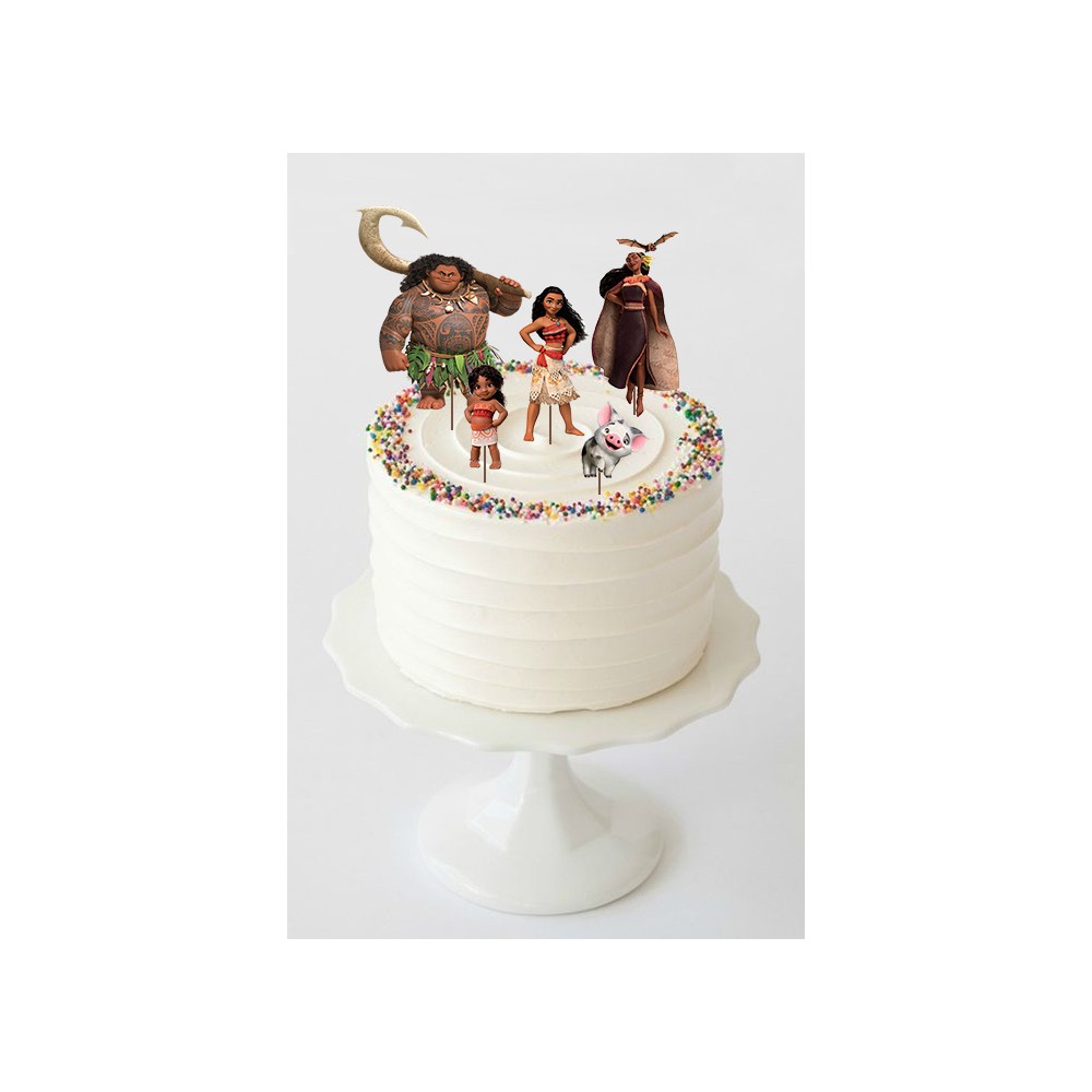 Cake Topper Picks Oceania - 5pz