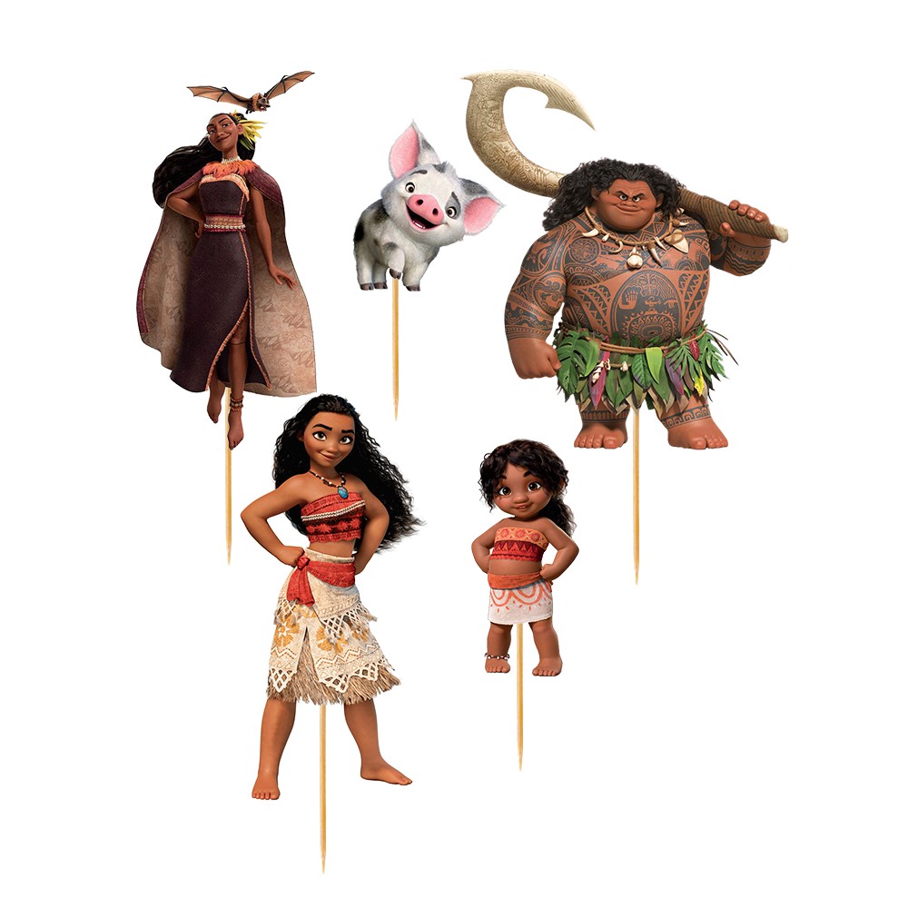 Cake Topper Picks Oceania - 5pz