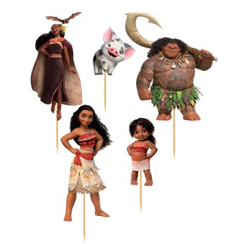 Cake Topper Picks Oceania - 5pz