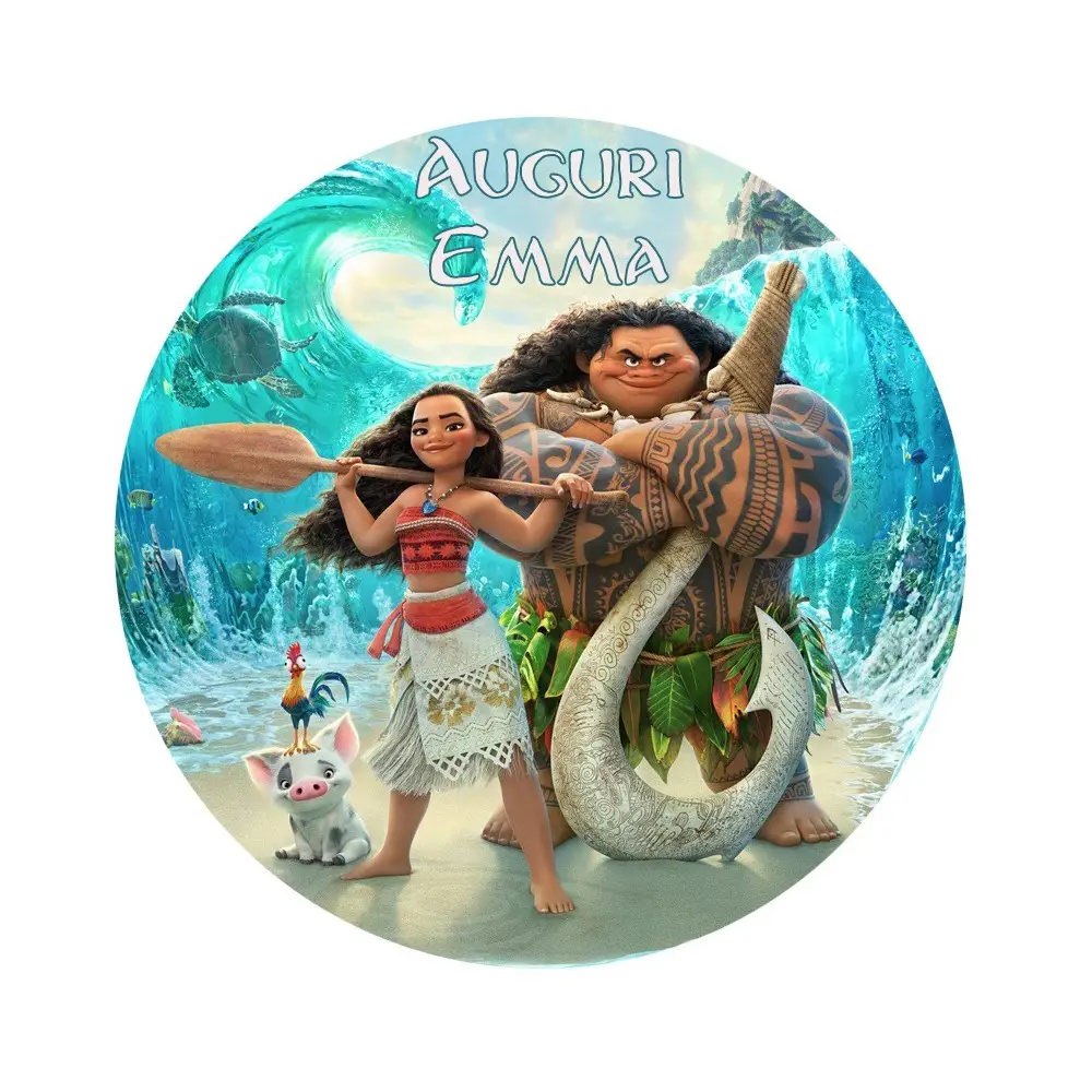 Cialda tonda Oceania personalizzata
