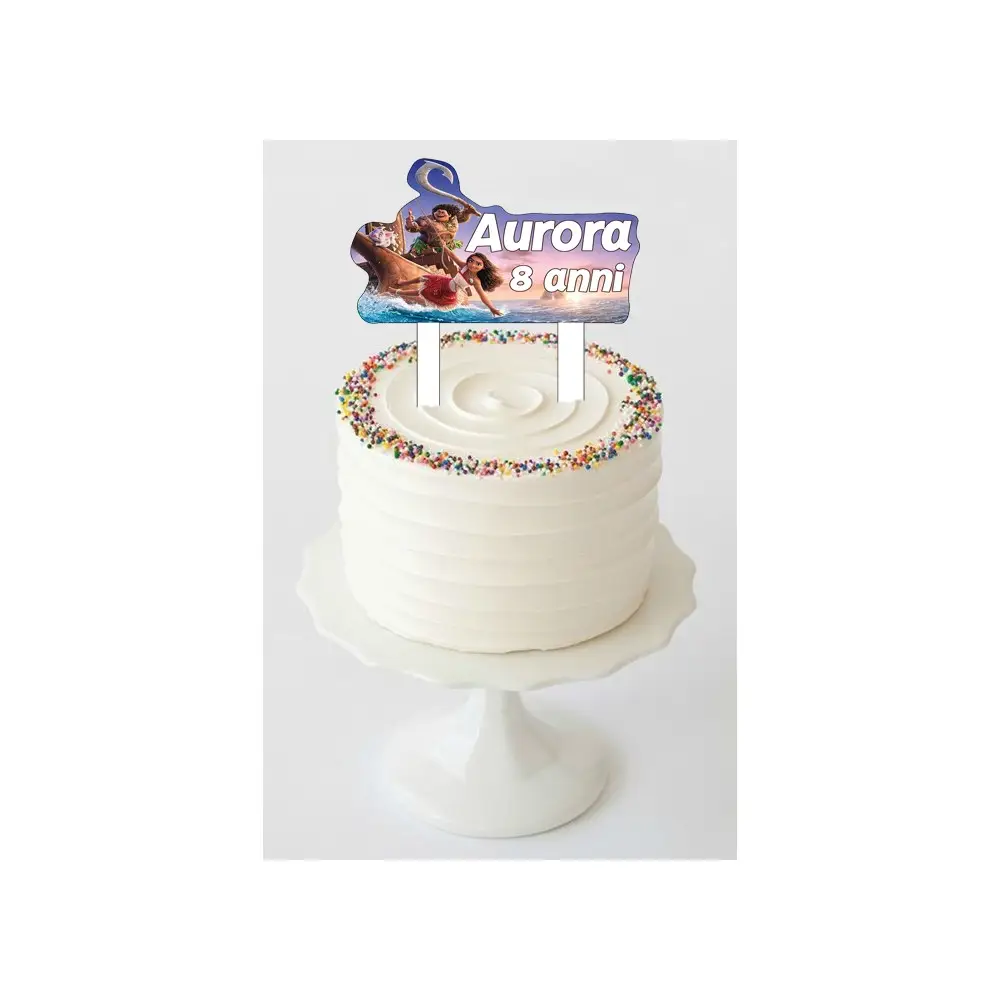 Cake Topper in Plexiglass Oceania