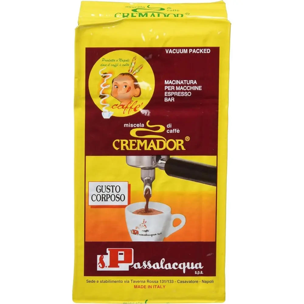 Cremador - Miscela di Caffè, Tostato e Macinato - 4 Confezioni da 250 g [1Kg]