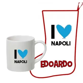 Calza della befana con tazza Personalizzabili