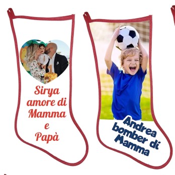 Calza della befana con Borraccia Personalizzabili
