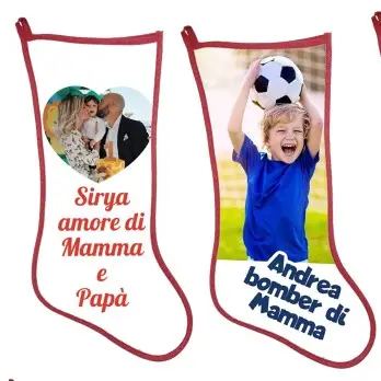 Calza della befana con Borraccia Personalizzabili