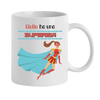 Tazza personalizzabile Super zia