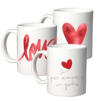 Tazza Personalizzabile San Valentino con peluche orsetto