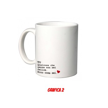 Tazza Personalizzabile San Valentino con peluche orsetto