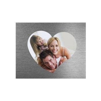 3 magneti Cuore Personalizzabili con immagini e testo