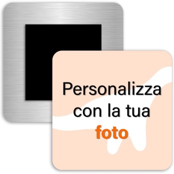 3 magneti quadrati Personalizzabili con immagini e testo