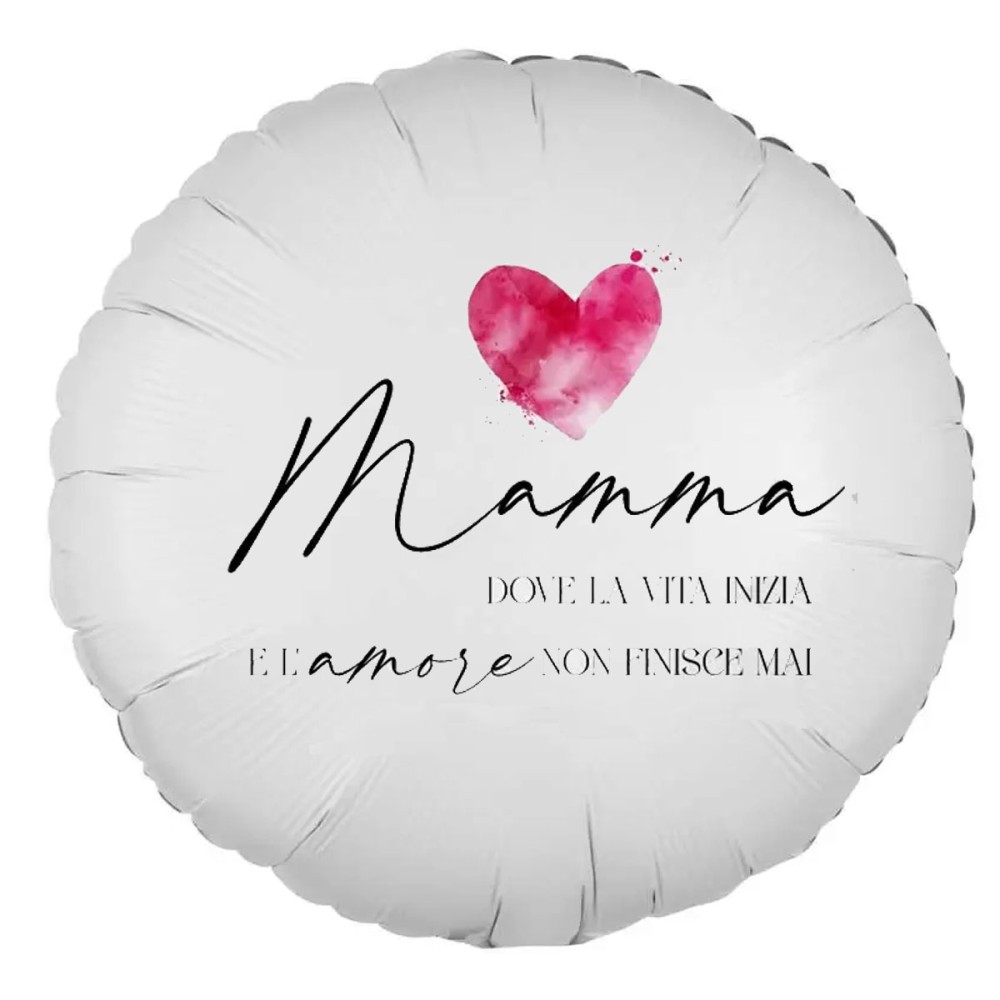 Palloncino foil festa della mamma personalizzabile