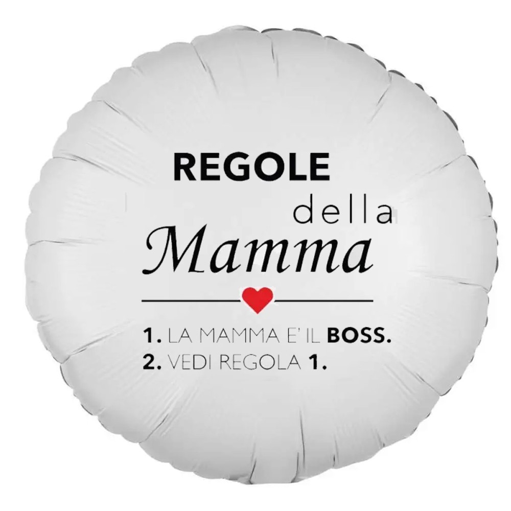 Palloncino foil boss festa della mamma personalizzabile