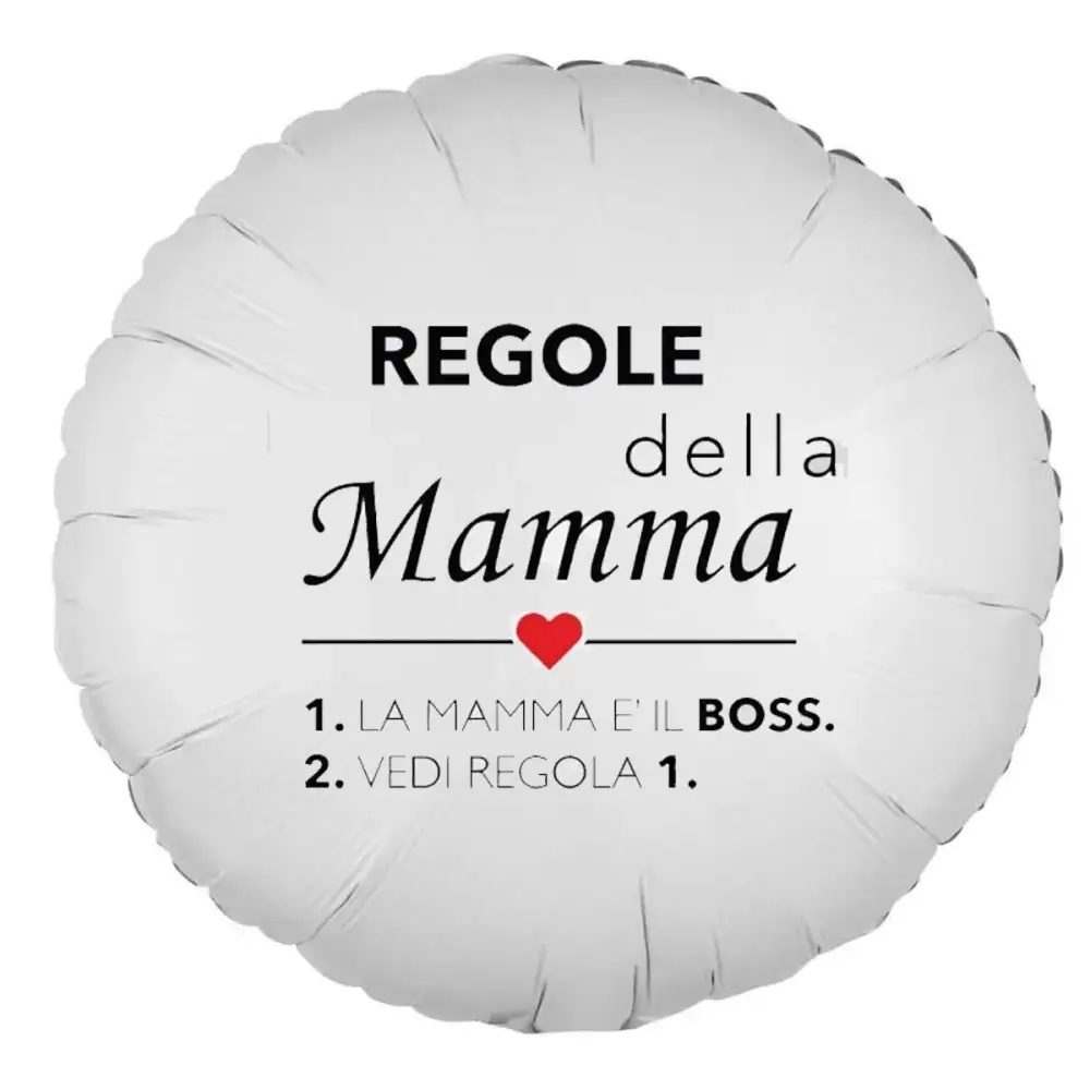 Palloncino foil boss festa della mamma personalizzabile