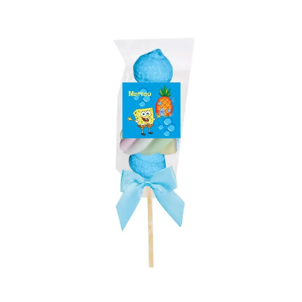 Spiedini di Marshmallow Spongerbob Personalizzabili - kit fai da te