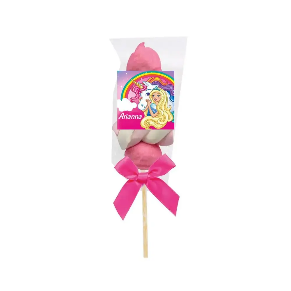 Spiedini di Marshmallow Barbie Personalizzabili - kit fai da te