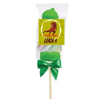 Spiedini di Marshmallow Dinosauri Personalizzabili kit Fai da te