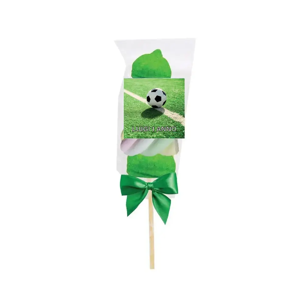 Spiedini di Marshmallow calcio Personalizzabili kit Fai da te