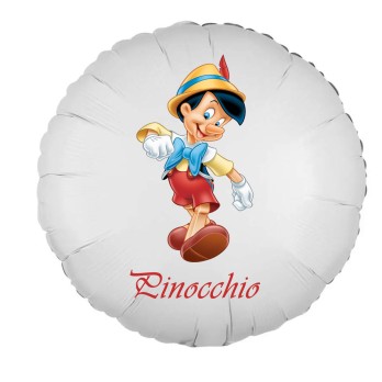 Palloncino foil Pinocchio personalizzabile
