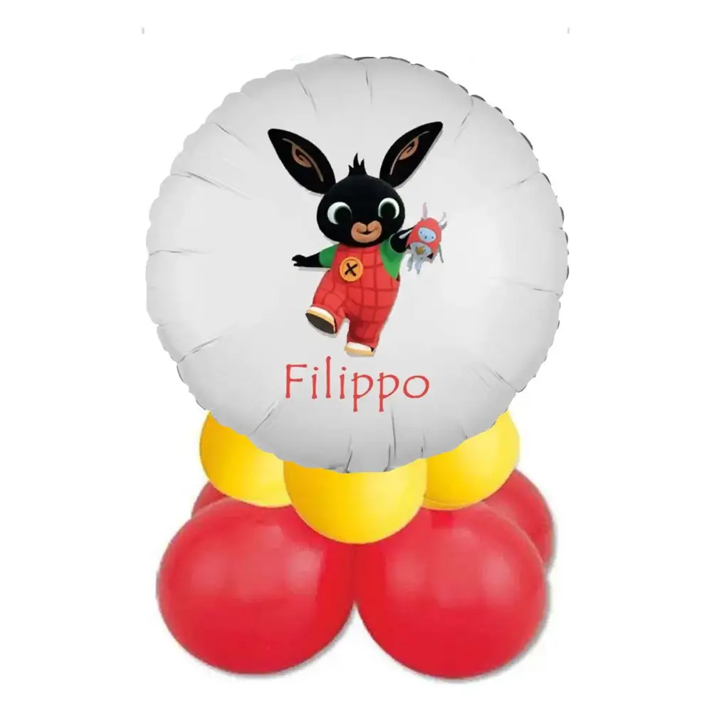 Centrotavola palloncini personalizzabile Bing