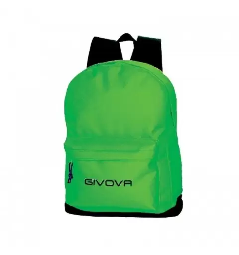 B003 ZAINO SCUOLA TEMPO LIBERO GIVOVA VERDE FLUO
