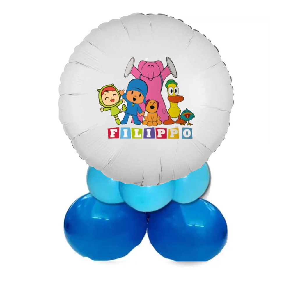 Centrotavola palloncino Personalizzabile Pocoyo