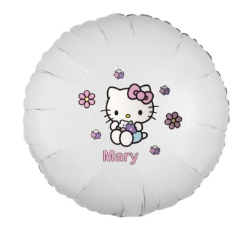 Centrotavola Palloncini Hello Kitty personalizzabile