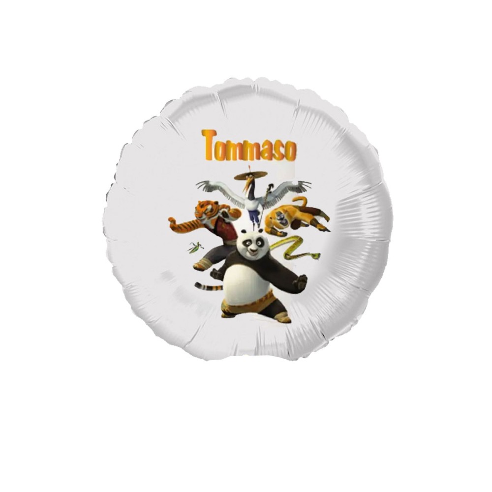 Palloncino foil personalizzabile Kung fu Panda