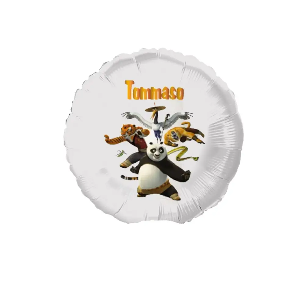 Centrotavola palloncini personalizzabile Kung fu Panda