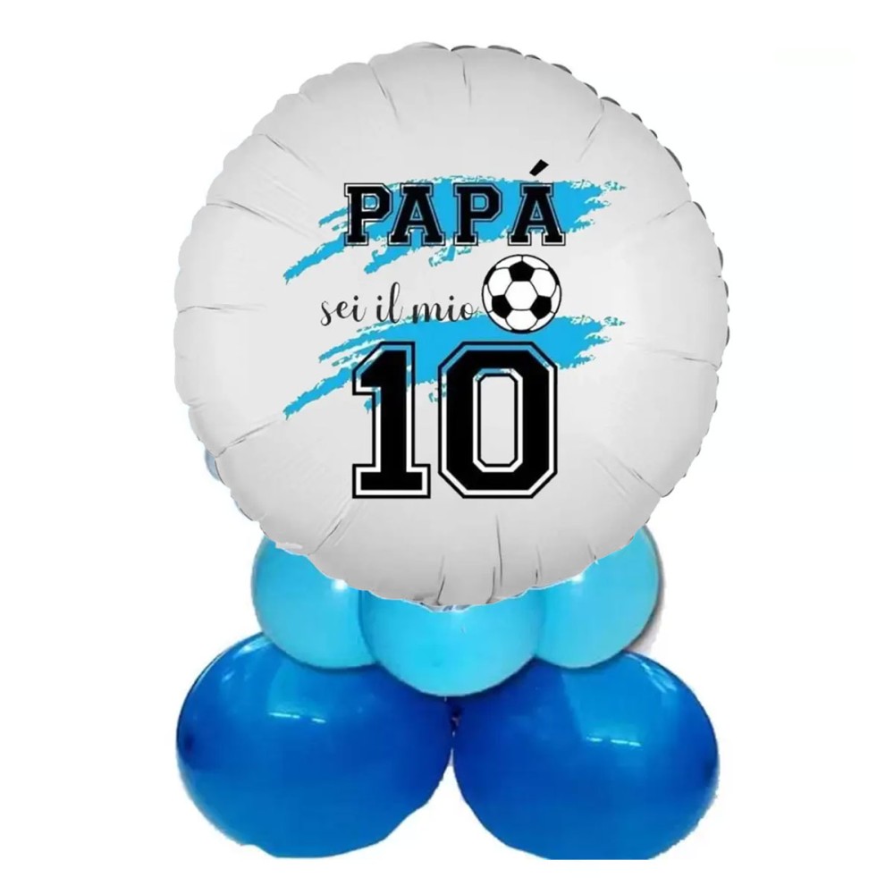 Centrotavola palloncino Personalizzabile nr. 10 festa del papà