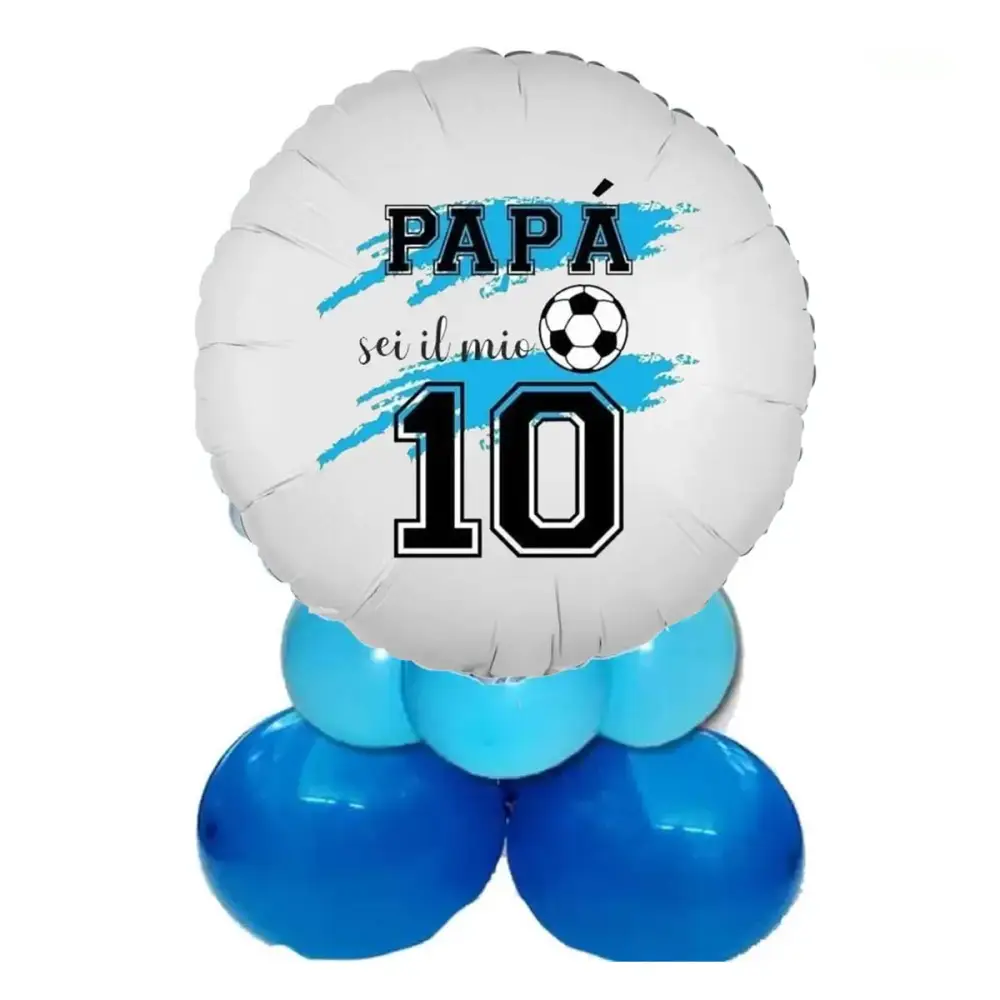 Centrotavola palloncino Personalizzabile nr. 10 festa del papà