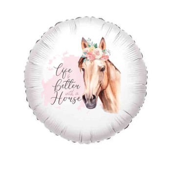 Centrotavola Palloncini Cavalli Beautiful Horses personalizzabile