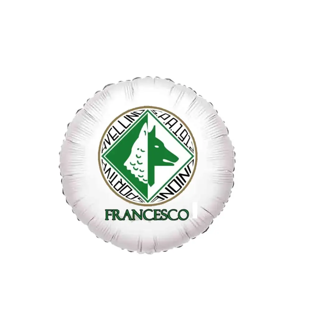 Palloncino foil stampa Avellino calcio personalizzabile