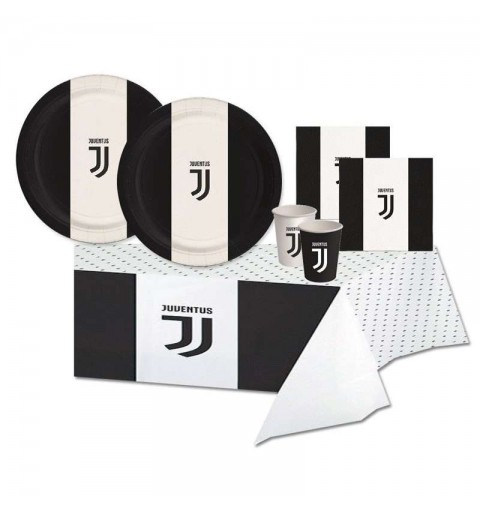 KIT N.16 JUVENTUS – ARTICOLI PER LA TAVOLA PER PICCOLI E GRANDI TIFOSI