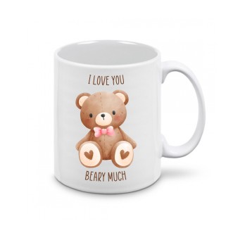 Tazza San Valentino I love you Beary much