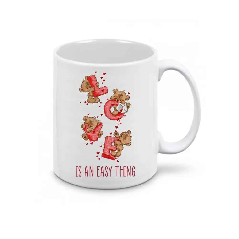 Tazza San Valentino Love is an easy thing