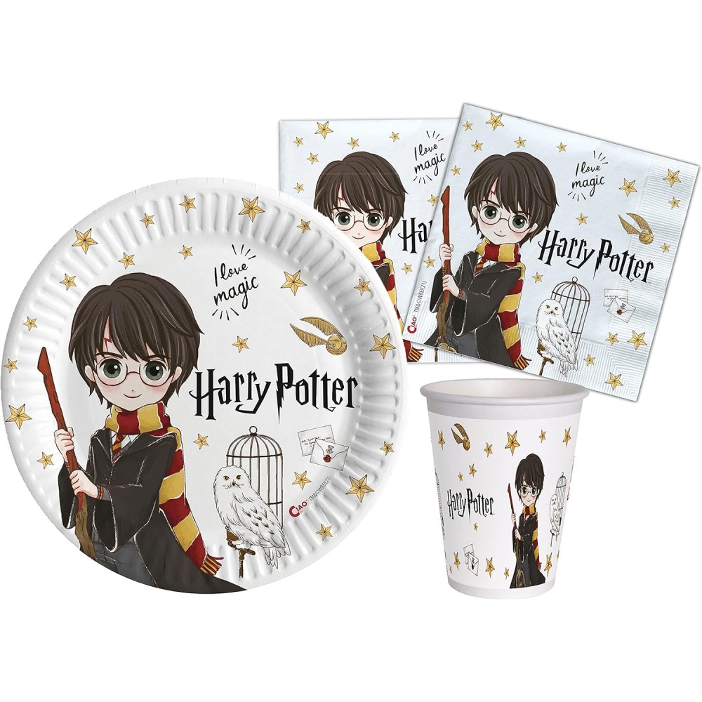 kit 24 persone harry potter compostabile
