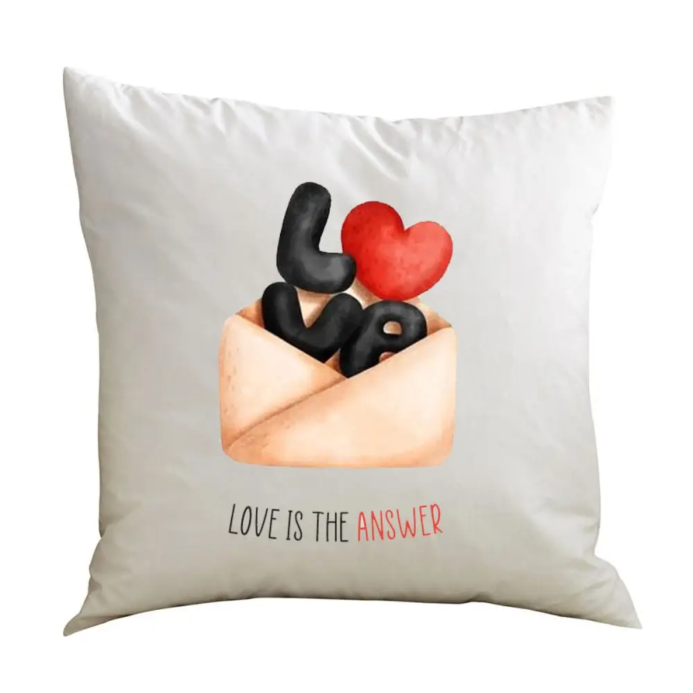 Cuscino San valentino Love is the answer - 1 pz