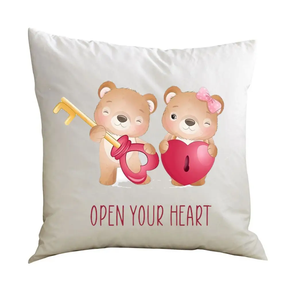 Cuscino San valentino Open your heart  - 1 pz