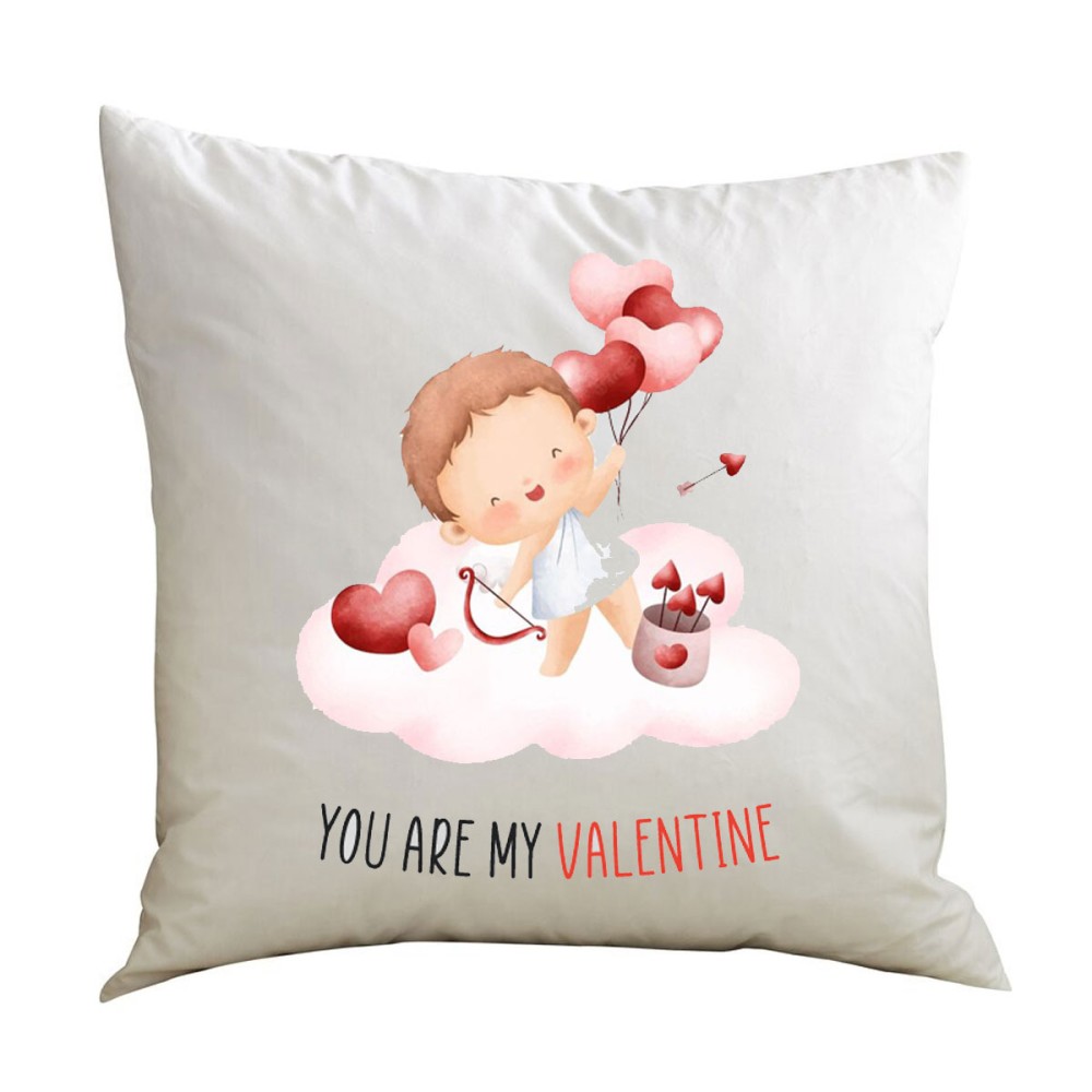 Cuscino San valentino You are my Valentine + tazza